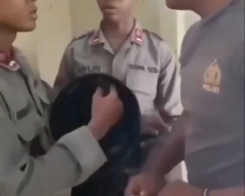 Viral, Dua Siwa SPN Polda NTT Dianiaya Senior