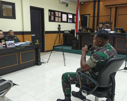 Sidang Lanjutan, 4 Anggota TNI dan 2 Dokter Diperiksa Dikmil Kupang