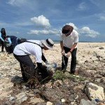 PLN UIP Nusra dan Politeknik KP Kupang Dorong Kepedulian Lingkungan Lewat Aksi Bersih Pantai Oesina