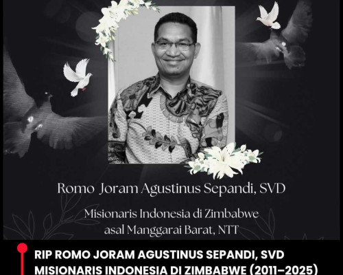 Pastor Asal NTT Tutup Usia di Zimbabwe Afrika Usai Pimpin Misa Natal  