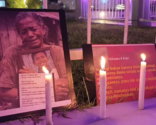 Seribu Lilin Duka, Warga Kupang Kenang YBR
