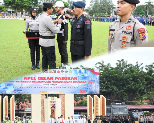 ‎Pengamanan Besar-besaran Paskah, Polda NTT Terjunkan 3.227 Personil
