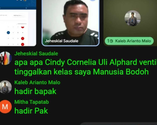 ‎Viral Dosen IAKN Kupang Diduga Hina Mahasiswa saat Kelas Zoom