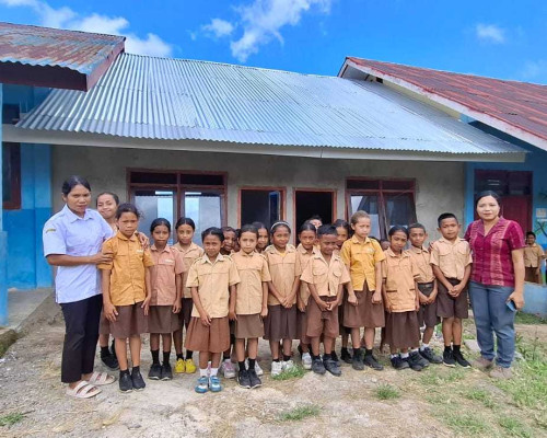 Dua Kelas Baru SDN Ara Dimanfaatkan, Bupati Manggarai Soroti Peran PLN