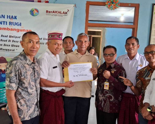 ‎Dana Ganti Rugi Cair, Warga Poco Leok Langsung Lakukan Ini