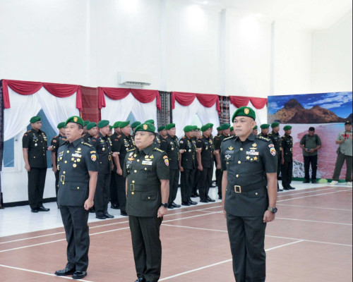 ‎Kasrem dan Kasipers Korem 161/WS Resmi Berganti