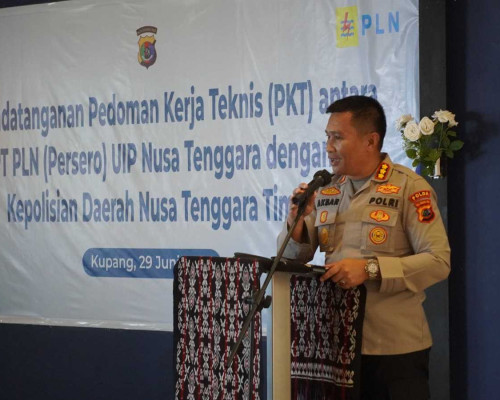 ‎PLN UIP Nusra Gandeng Polda NTT Amankan Proyek Strategis