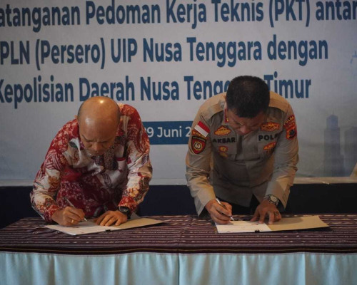 ‎PLN UIP Nusra Gandeng Polda NTT Amankan Proyek Strategis